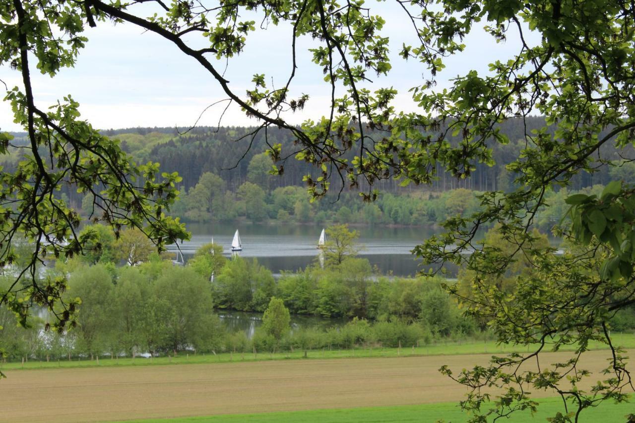 Ferienwohnung "Am Fischteich" 모네시 외부 사진